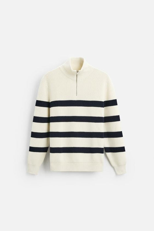 "FINN" - HALF ZIP SWEATER