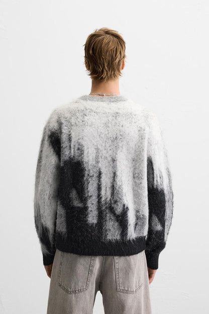 "MOHAIR" - KNIT GREY