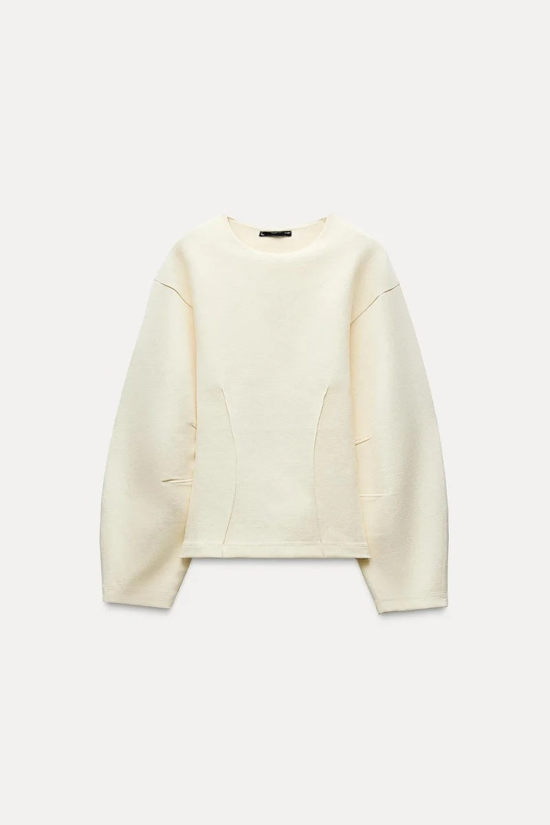 "ELIA" - SWEATSHIRT BEIGE