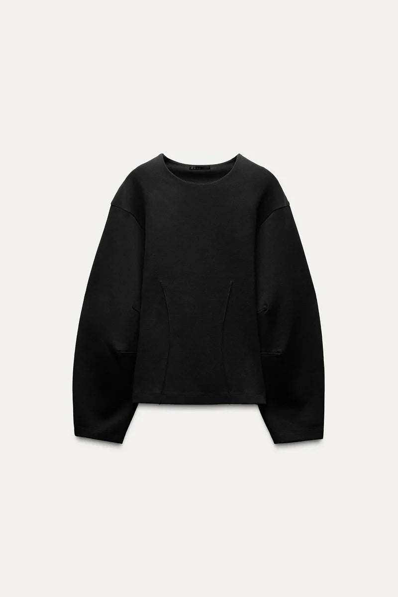 "ELIA" - SWEATSHIRT BLACK