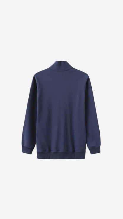 "MONACO" - HALF ZIP NAVY BLUE