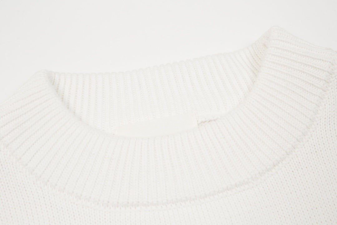 "HEART" - SWEATER WHITE (UNISEX)