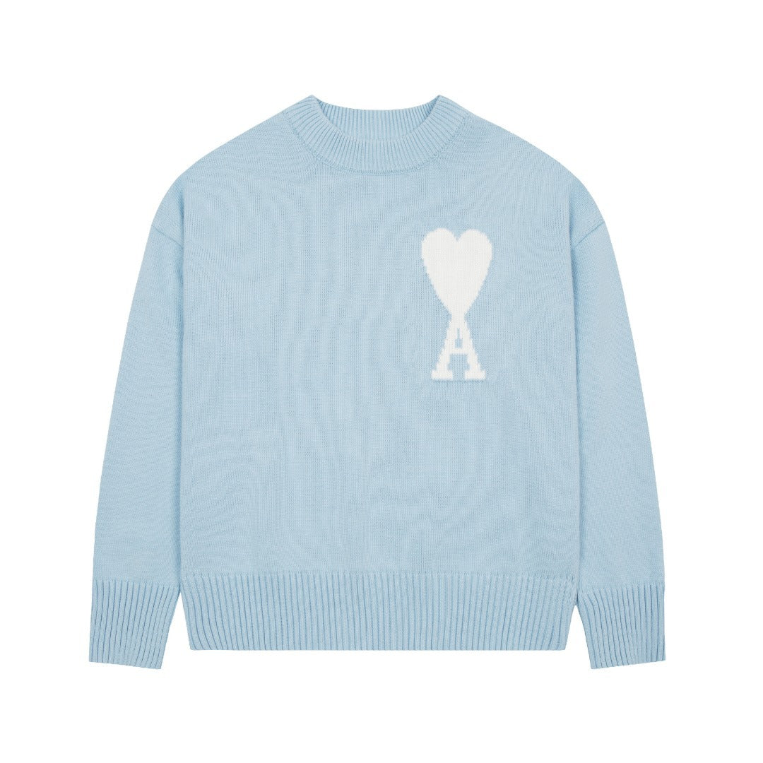 "HEART" - SWEATER BABYBLUE (UNISEX)