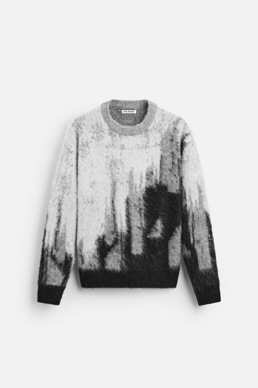 "MOHAIR" - KNIT GREY